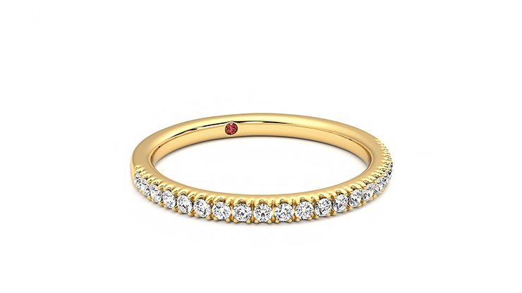 Taylor & Hart Camellia Wedding Ring 360 degree image 4