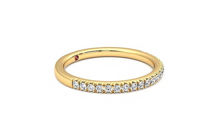 Taylor & Hart Camellia Wedding Ring 360 degree image 7