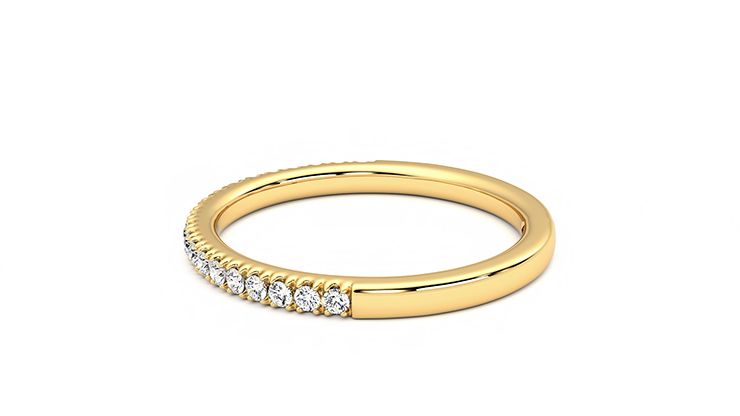 Taylor & Hart Camellia Wedding Ring 360 degree image 20