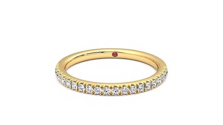 Taylor & Hart Camellia Wedding Ring 360 degree image 28