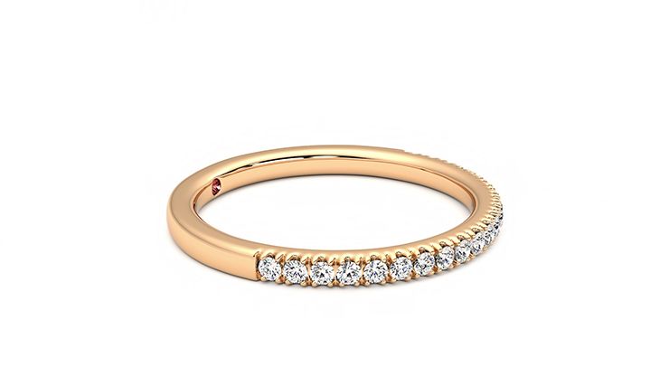 Taylor & Hart Camellia Wedding Ring 360 degree image 8