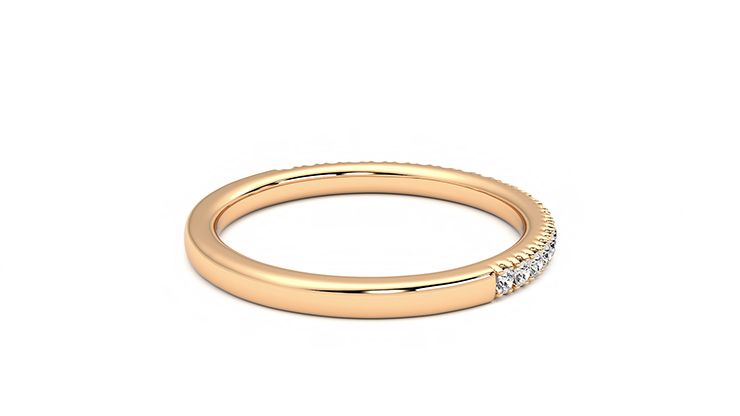 Taylor & Hart Camellia Wedding Ring 360 degree image 12