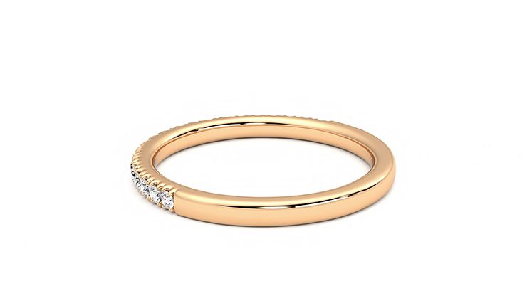 Taylor & Hart Camellia Wedding Ring 360 degree image 18