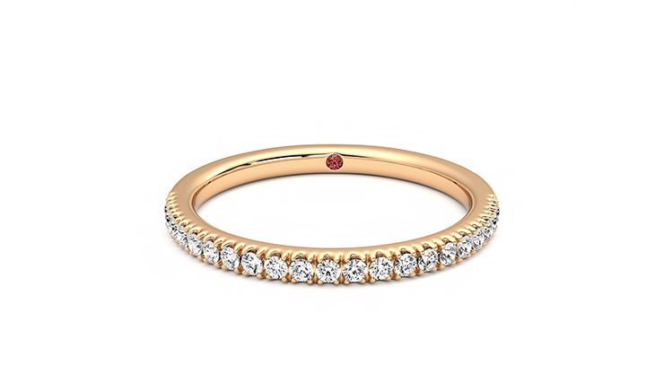 Taylor & Hart Camellia Wedding Ring 360 degree image 29