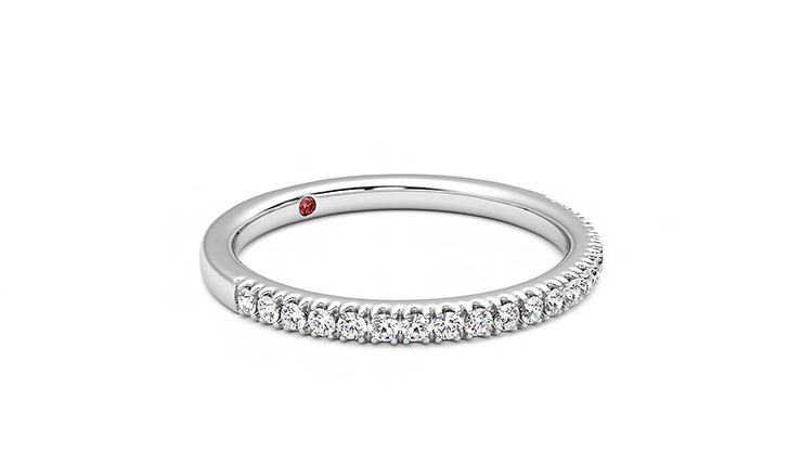 Taylor & Hart Camellia Wedding Ring 360 degree image 6