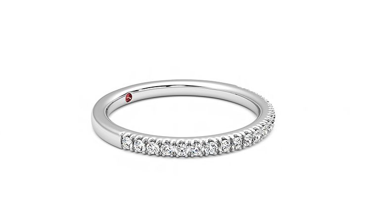 Taylor & Hart Camellia Wedding Ring 360 degree image 7