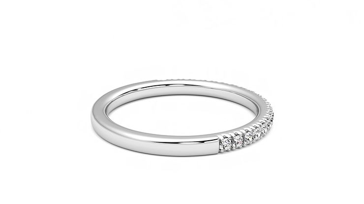 Taylor & Hart Camellia Wedding Ring 360 degree image 11