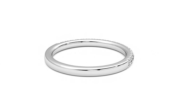 Taylor & Hart Camellia Wedding Ring 360 degree image 13