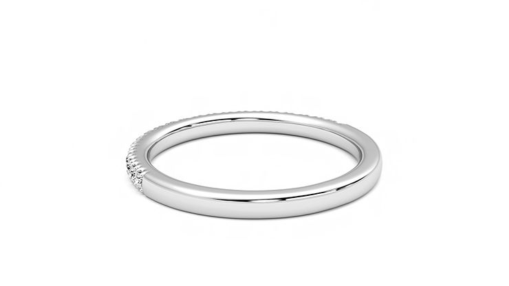 Taylor & Hart Camellia Wedding Ring 360 degree image 17