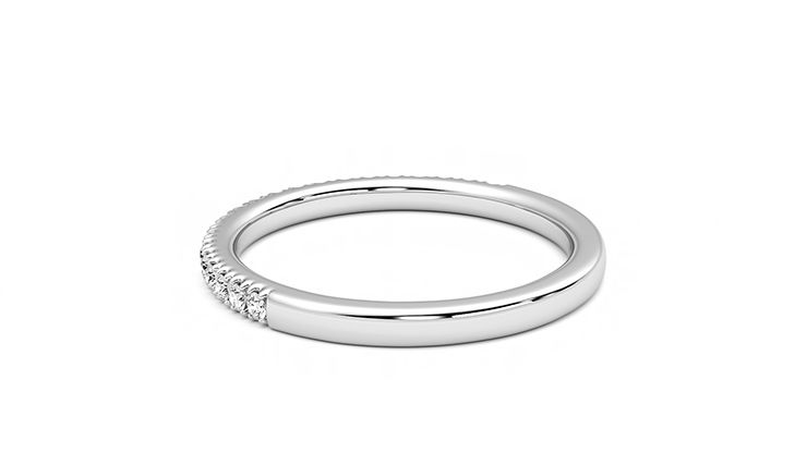 Taylor & Hart Camellia Wedding Ring 360 degree image 18
