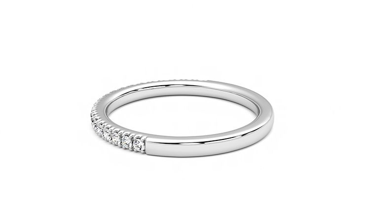 Taylor & Hart Camellia Wedding Ring 360 degree image 19
