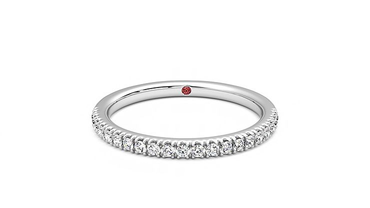 Taylor & Hart Camellia Wedding Ring 360 degree image 29