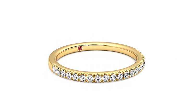 Taylor & Hart Camellia Wedding Ring 360 degree image 5