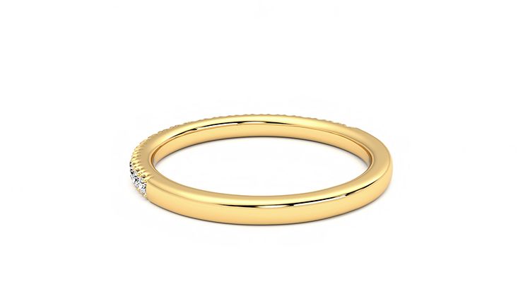 Taylor & Hart Camellia Wedding Ring 360 degree image 17