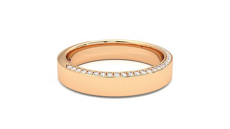 Taylor & Hart Cedar Wedding Ring 360 degree image 8