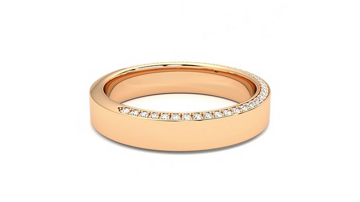 Taylor & Hart Cedar Wedding Ring 360 degree image 9