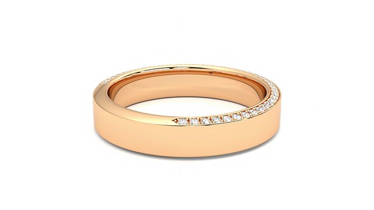Taylor & Hart Cedar Wedding Ring 360 degree image 11