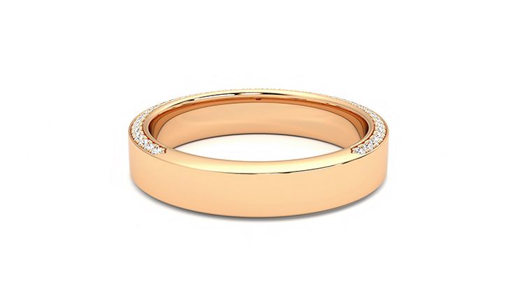 Taylor & Hart Cedar Wedding Ring 360 degree image 14