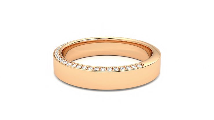 Taylor & Hart Cedar Wedding Ring 360 degree image 19