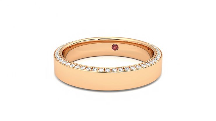 Taylor & Hart Cedar Wedding Ring 360 degree image 26