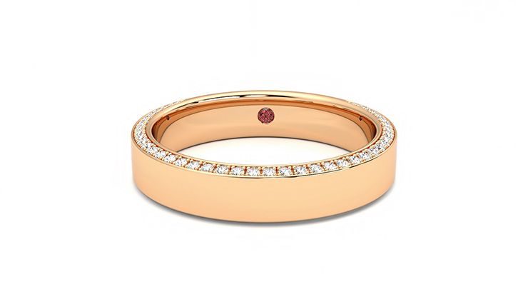 Taylor & Hart Cedar Wedding Ring 360 degree image 28