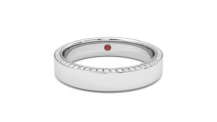 Taylor & Hart Cedar Wedding Ring 360 degree image 0