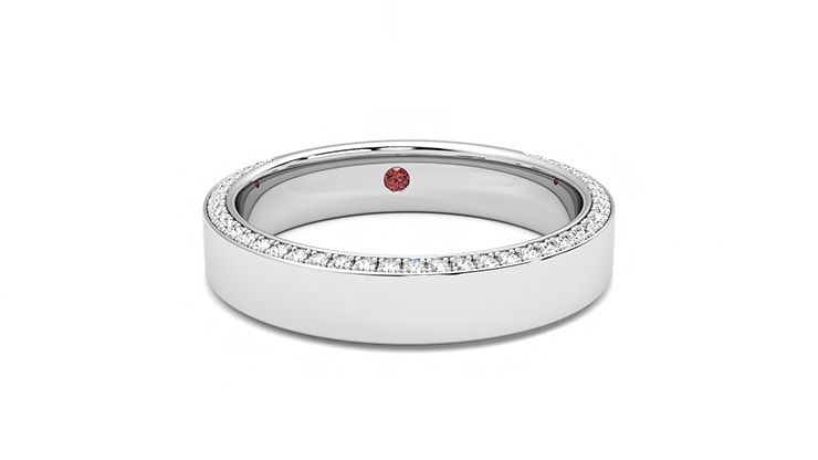 Taylor & Hart Cedar Wedding Ring 360 degree image 1
