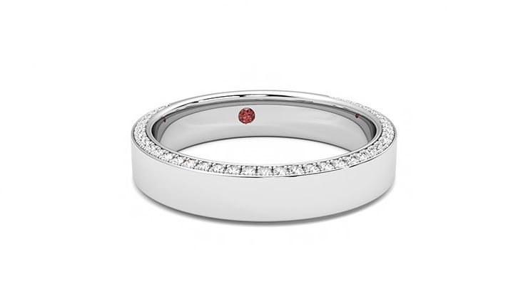 Taylor & Hart Cedar Wedding Ring 360 degree image 2