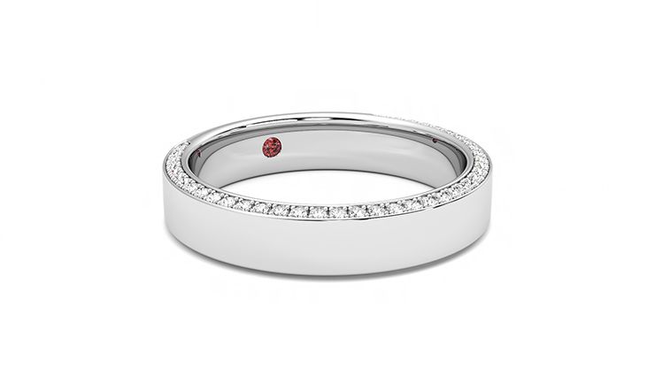 Taylor & Hart Cedar Wedding Ring 360 degree image 4