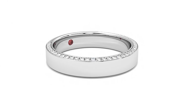 Taylor & Hart Cedar Wedding Ring 360 degree image 5