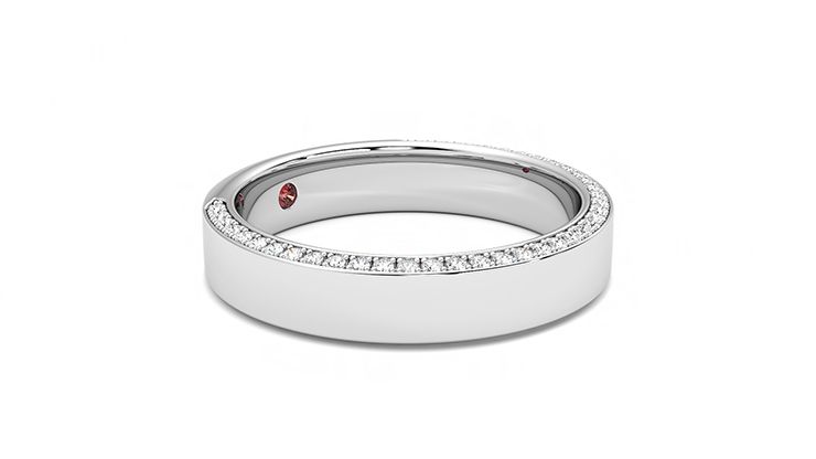 Taylor & Hart Cedar Wedding Ring 360 degree image 6
