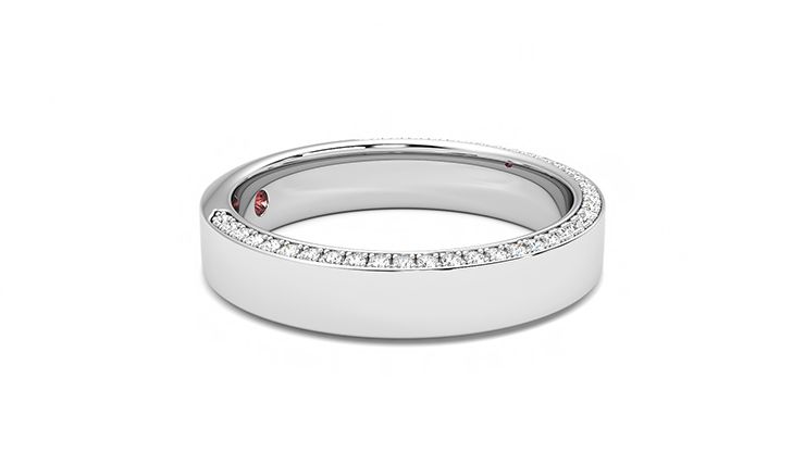Taylor & Hart Cedar Wedding Ring 360 degree image 7