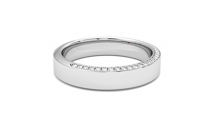 Taylor & Hart Cedar Wedding Ring 360 degree image 9