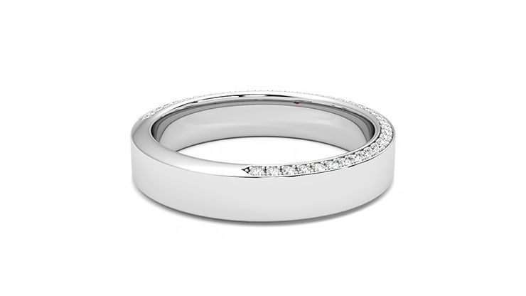 Taylor & Hart Cedar Wedding Ring 360 degree image 11