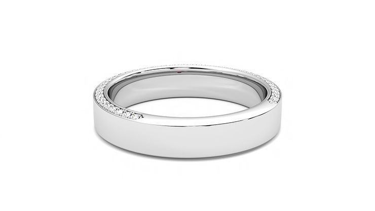 Taylor & Hart Cedar Wedding Ring 360 degree image 15