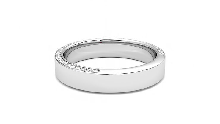 Taylor & Hart Cedar Wedding Ring 360 degree image 16