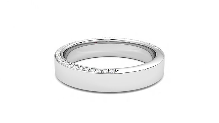 Taylor & Hart Cedar Wedding Ring 360 degree image 17