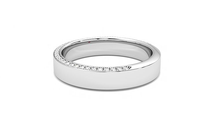 Taylor & Hart Cedar Wedding Ring 360 degree image 18
