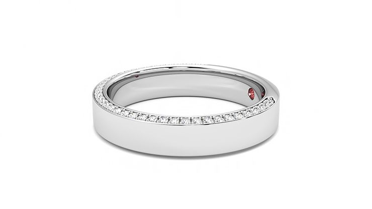 Taylor & Hart Cedar Wedding Ring 360 degree image 21