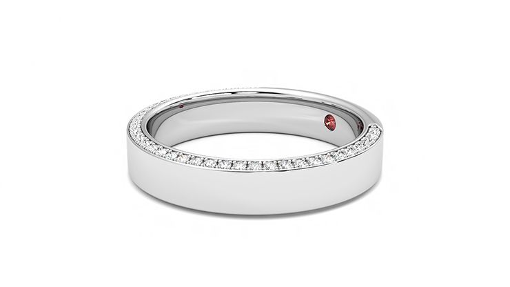 Taylor & Hart Cedar Wedding Ring 360 degree image 22