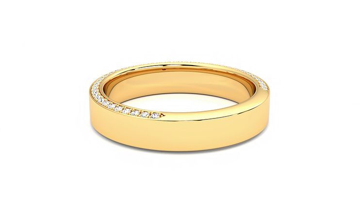 Taylor & Hart Cedar Wedding Ring 360 degree image 16