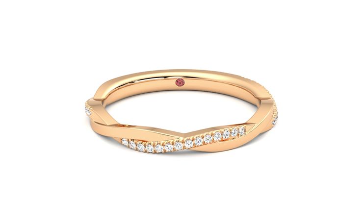 Taylor & Hart Chamomile Wedding Ring 360 degree image 1