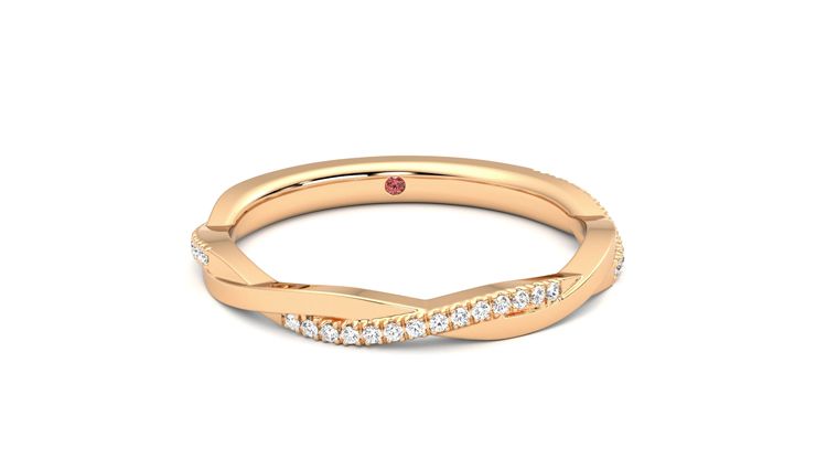 Taylor & Hart Chamomile Wedding Ring 360 degree image 2