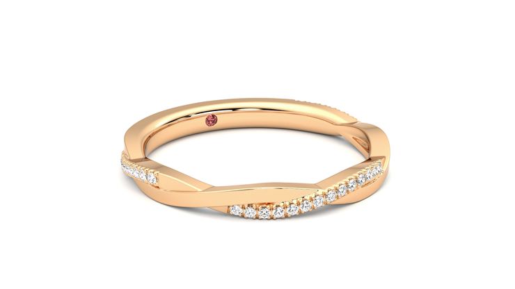 Taylor & Hart Chamomile Wedding Ring 360 degree image 5
