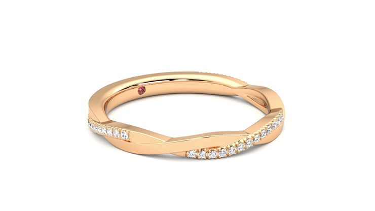 Taylor & Hart Chamomile Wedding Ring 360 degree image 6