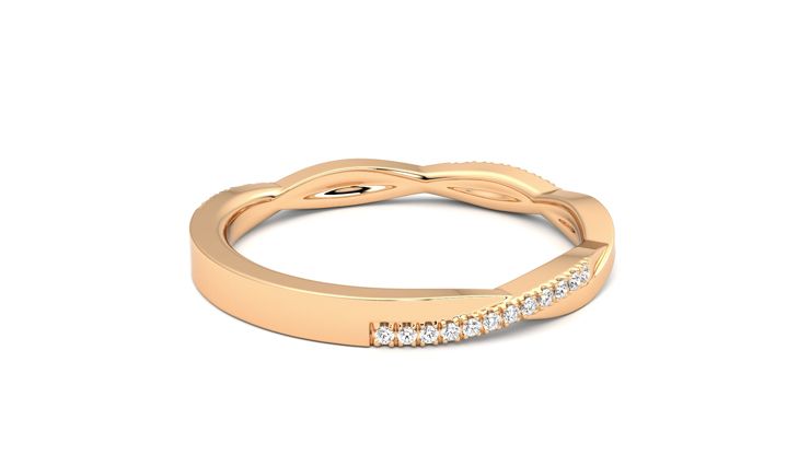 Taylor & Hart Chamomile Wedding Ring 360 degree image 12