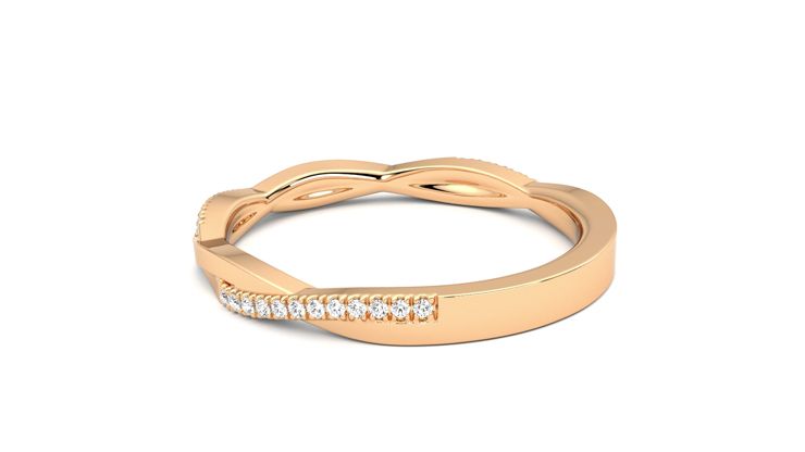 Taylor & Hart Chamomile Wedding Ring 360 degree image 18