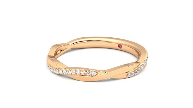 Taylor & Hart Chamomile Wedding Ring 360 degree image 24