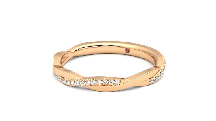 Taylor & Hart Chamomile Wedding Ring 360 degree image 25