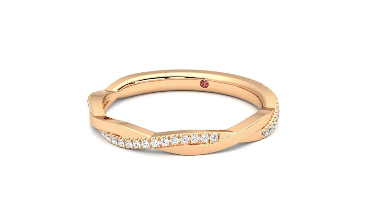 Taylor & Hart Chamomile Wedding Ring 360 degree image 26